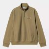 Clothing * | Carhartt Wip Half Zip American Script Sweatshirt