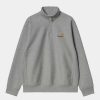 Clothing * | Carhartt Wip Half Zip American Script Sweatshirt