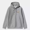 Clothing * | Carhartt Wip Hooded American Script Sweatshirt