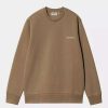 Clothing * | Carhartt Wip Script Embroidery Sweatshirt