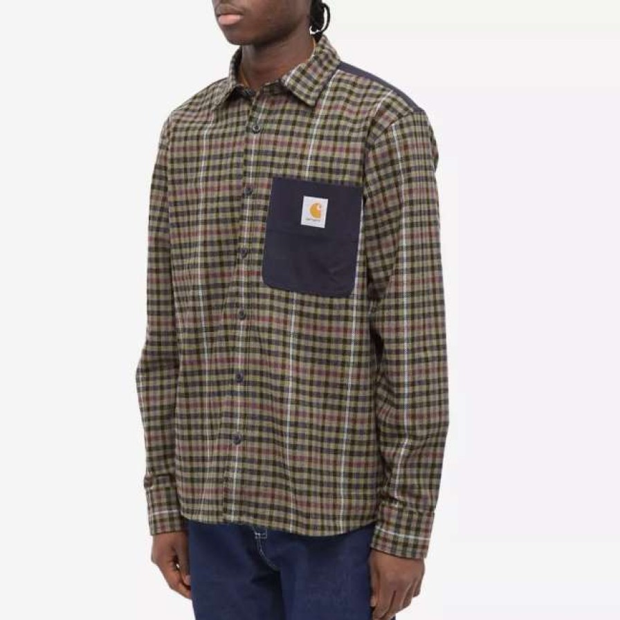 Coat * | Carhartt Wip Asher Check Overshirt