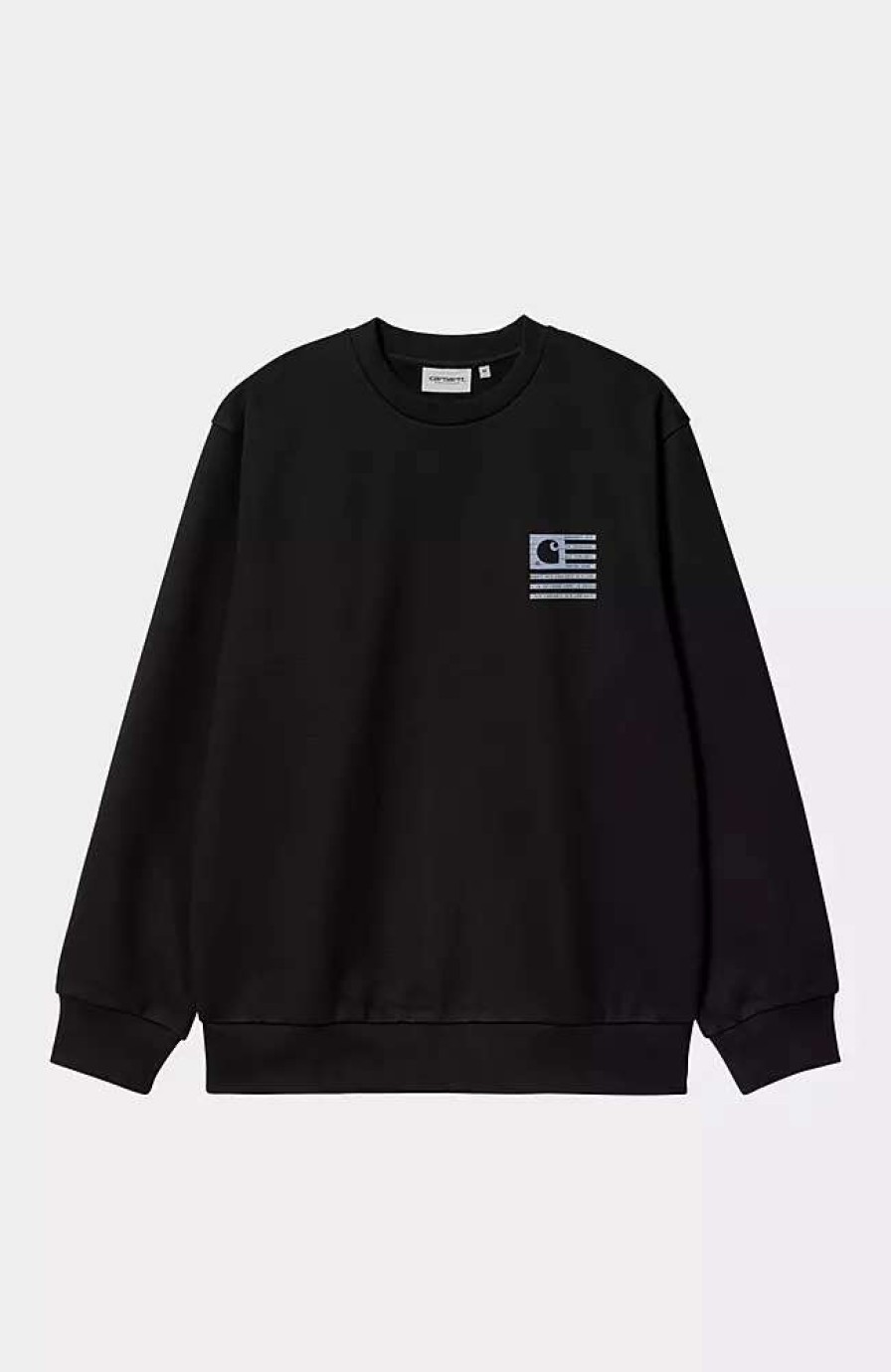 Clothing * | Carhartt Wip Label State Flag Sweatshirt