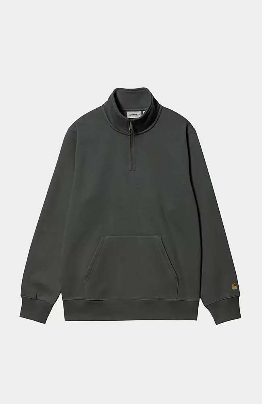 Clothing * | Carhartt Wip Chase Neck Zip Sweatshirt