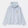 Clothing * | Carhartt Wip Hooded American Script Sweatshirt