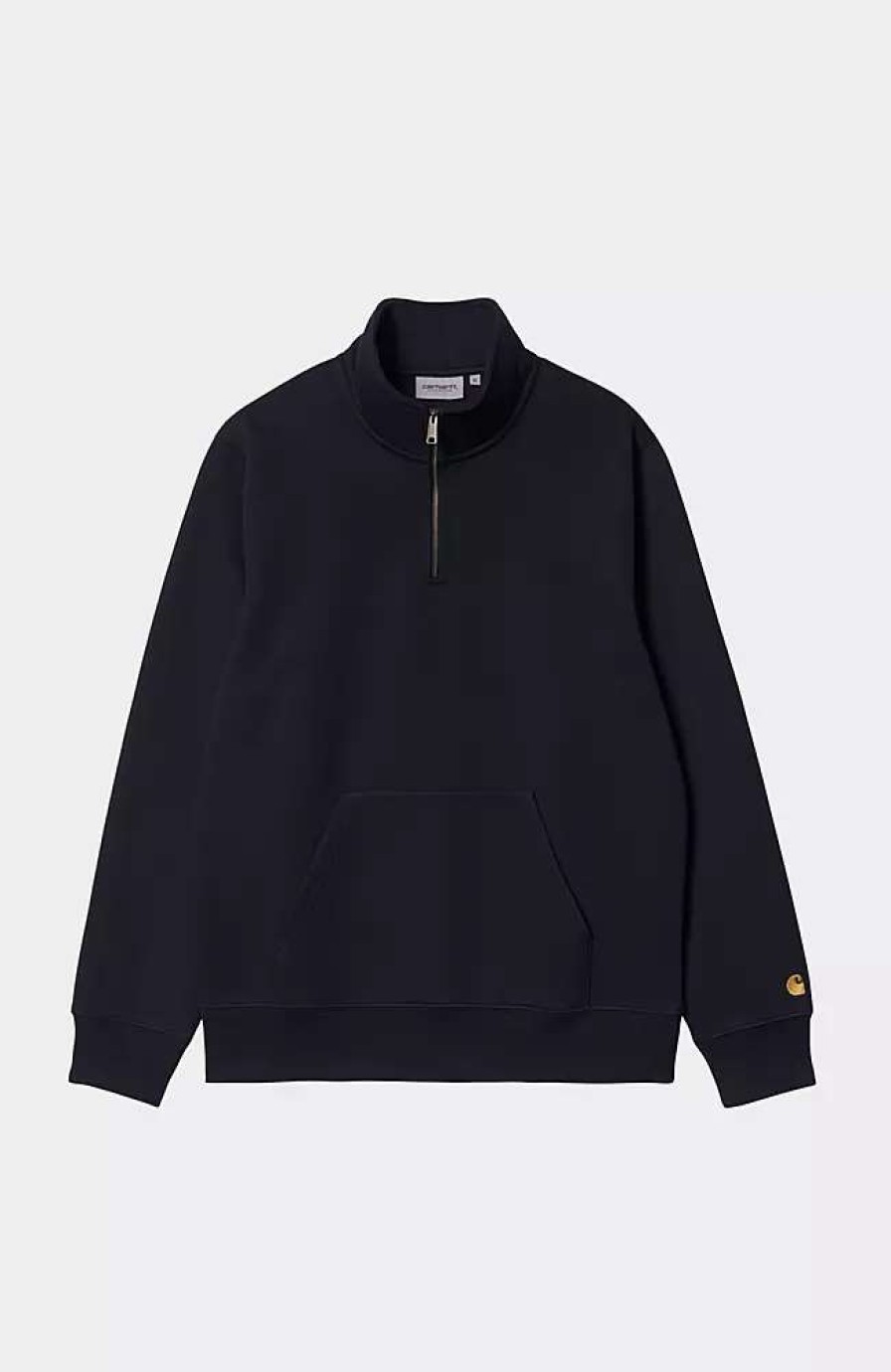 Clothing * | Carhartt Wip Chase Neck Zip Sweatshirt