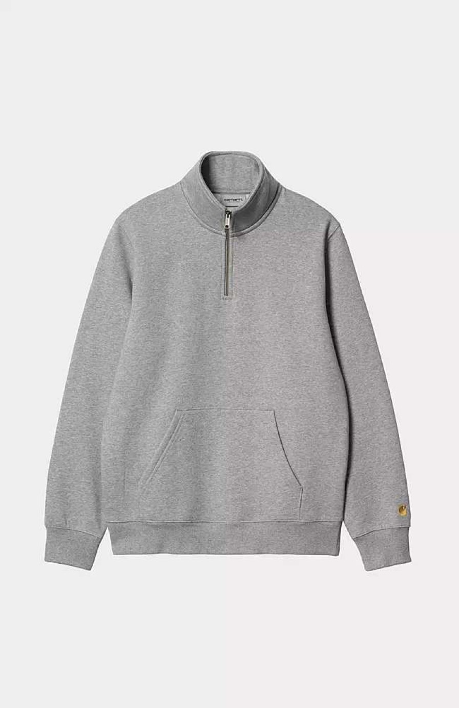 Clothing * | Carhartt Wip Chase Neck Zip Sweatshirt