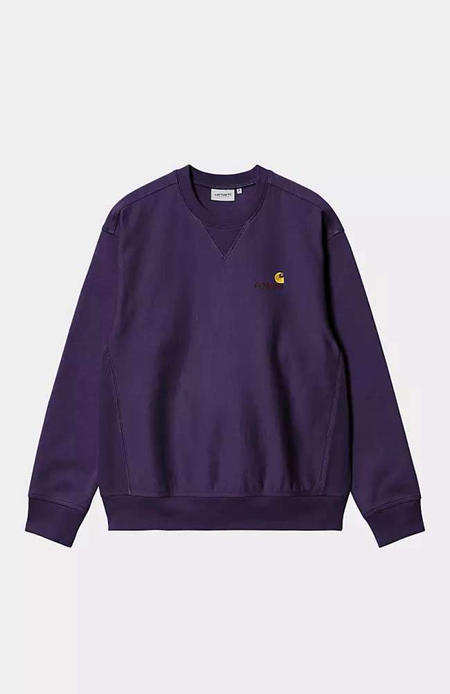 Clothing * | Carhartt Wip American Script Sweatshirt