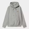 Clothing * | Carhartt Wip Hooded American Script Sweatshirt