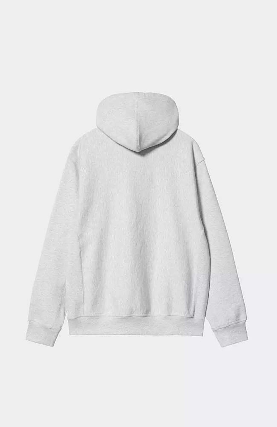 Clothing * | Carhartt Wip Hooded American Script Sweatshirt