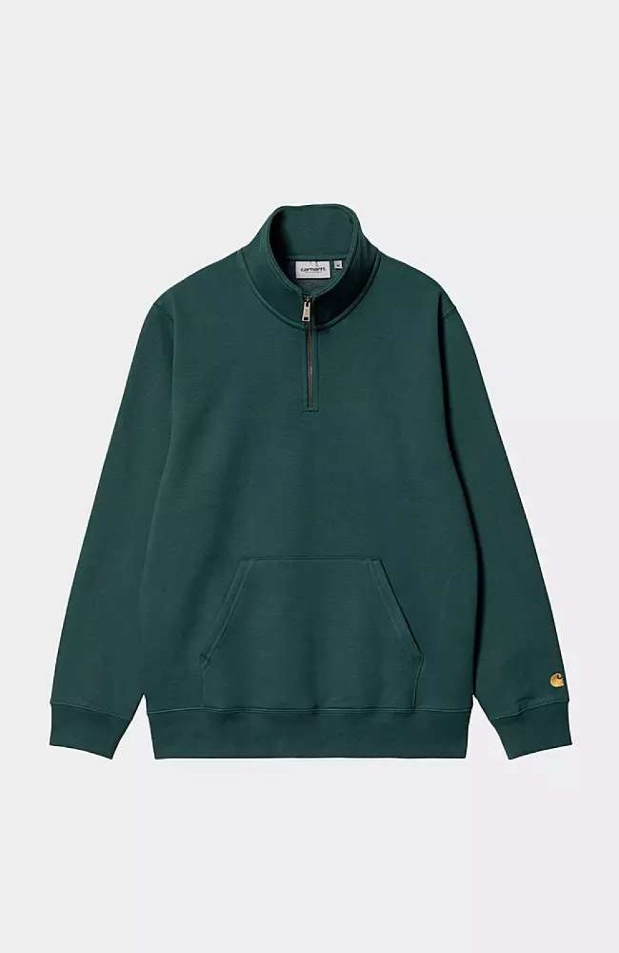 Clothing * | Carhartt Wip Chase Neck Zip Sweatshirt