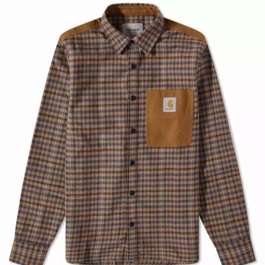 Coat * | Carhartt Wip Asher Check Overshirt