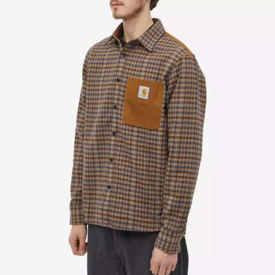 Coat * | Carhartt Wip Asher Check Overshirt