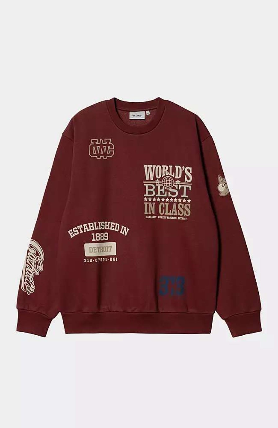 Clothing * | Carhartt Wip Multi World Sweatshirt