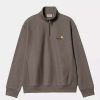 Clothing * | Carhartt Wip Half Zip American Script Sweatshirt