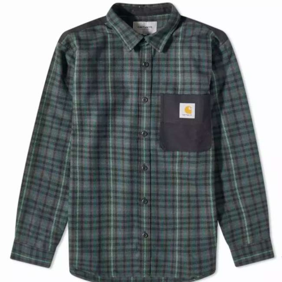 Coat * | Carhartt Wip Asher Check Overshirt