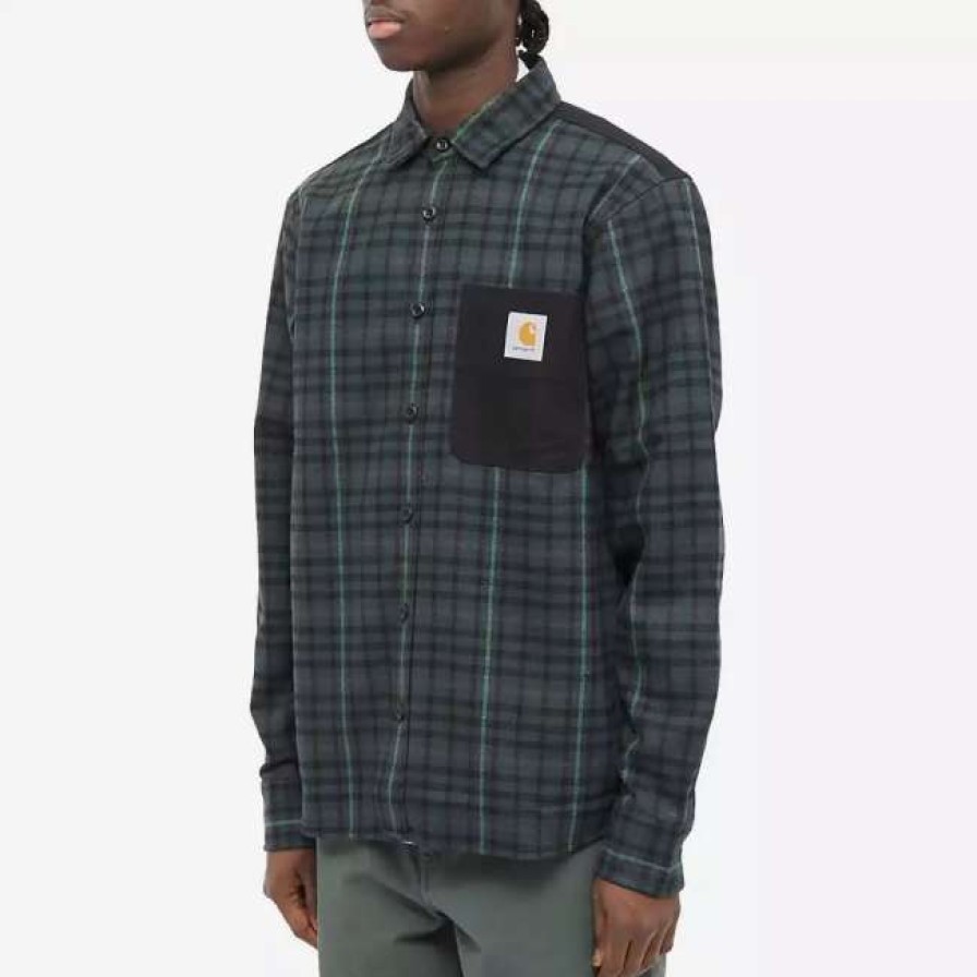 Coat * | Carhartt Wip Asher Check Overshirt