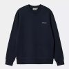 Clothing * | Carhartt Wip Script Embroidery Sweatshirt