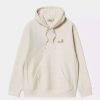 Clothing * | Carhartt Wip Hooded American Script Sweatshirt