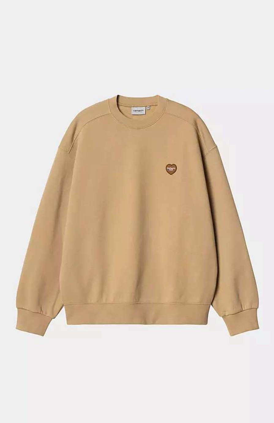 Clothing * | Carhartt Wip Heart Patch Sweat