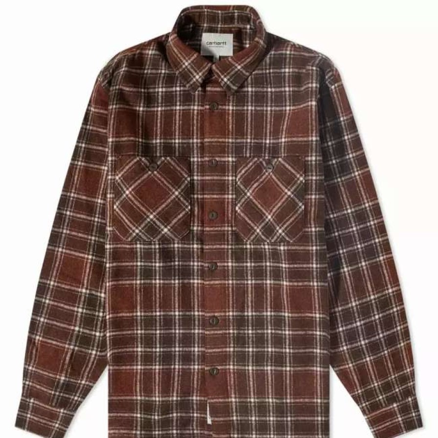 Coat * | Carhartt Wip Jared Check Overshirt